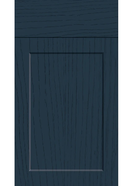 Richmond Paint Flow Matt Indigo Blue kitchen cupboard door