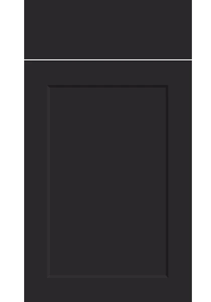 Richmond Supermatt Black kitchen cupboard door