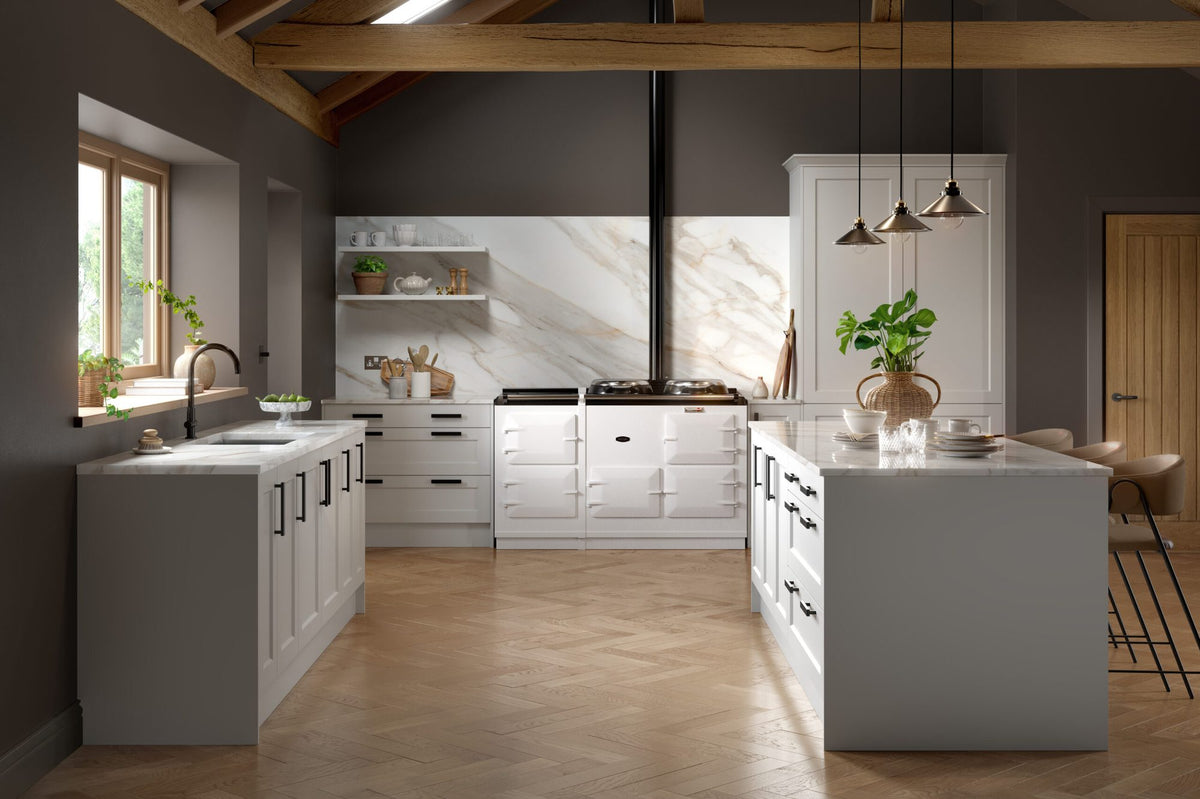 Kitchen with Richmond Supermatt Dove Grey doors