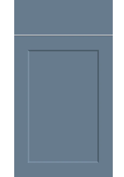 Richmond Supermatt Misty Blue kitchen cupboard door