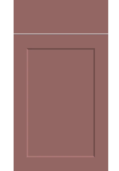Richmond Supermatt Rusty Red kitchen cupboard door