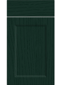 Rowen Paint Flow Matt Fir Green kitchen cupboard door