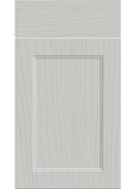 Rowen Paint Flow Matt Light Grey kitchen cupboard door