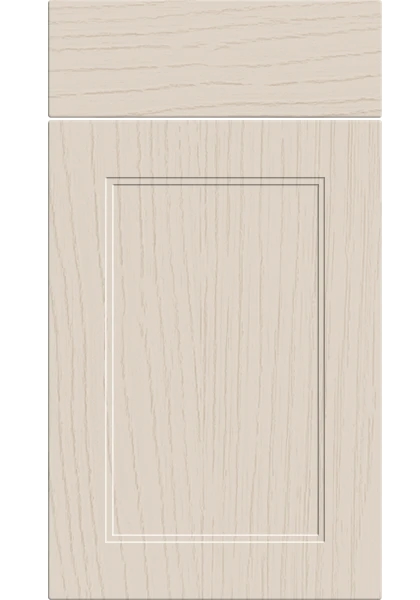 Rowen Paint Flow Matt Taupe Grey kitchen cupboard door