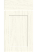 Rowen Paint Flow Matt White kitchen cupboard door