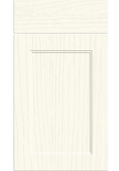 Rowen Paint Flow Matt White kitchen cupboard door