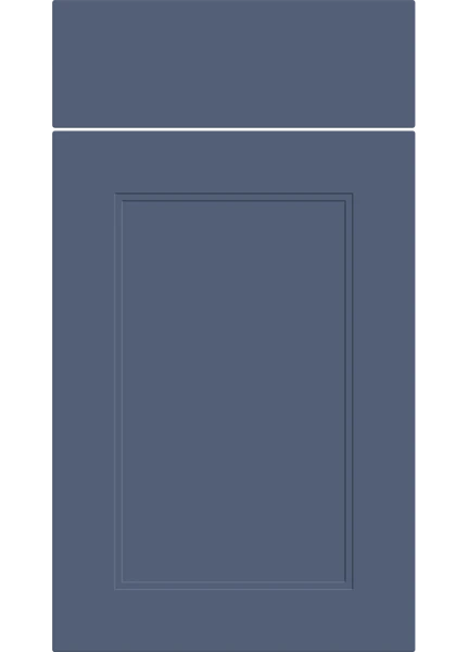 Rowen Supermatt Alby Blue kitchen cupboard door