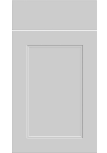 Rowen shaker kitchen door in Supermatt Dove Grey