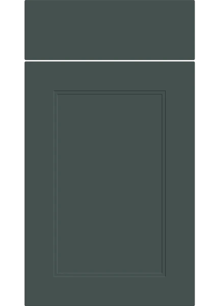 Rowen Supermatt Kombu Green kitchen cupboard door