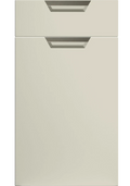 Segreto Handleless kitchen door and drawer front in Matt Mussel