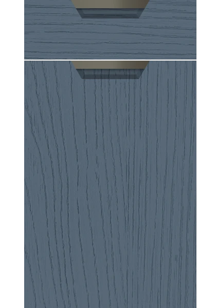 Segreto Paint Flow Matt Colonial Blue kitchen cupboard door