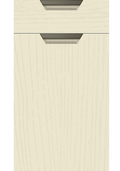 Segreto Handleless kitchen door and drawer front in Paint Flow Matt Cream