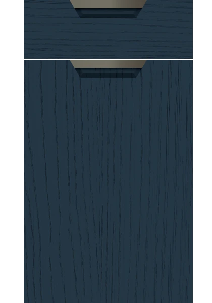 Segreto Paint Flow Matt Indigo Blue kitchen cupboard door
