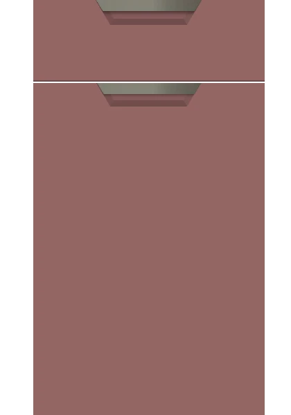 Segreto Supermatt Rusty Red kitchen cupboard door