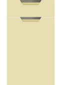 Segreto Supermatt Vanilla kitchen cupboard door