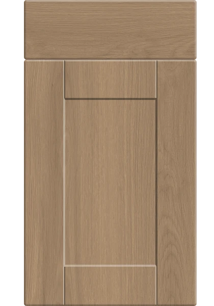Shaker Canella Oak kitchen cupboard door