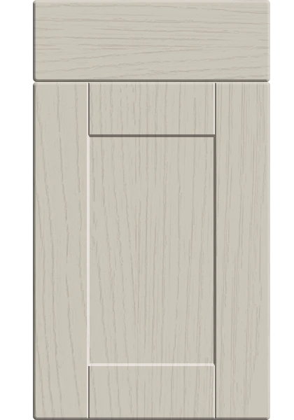 Shaker Paint Flow Matt Cashmere kitchen cupboard door