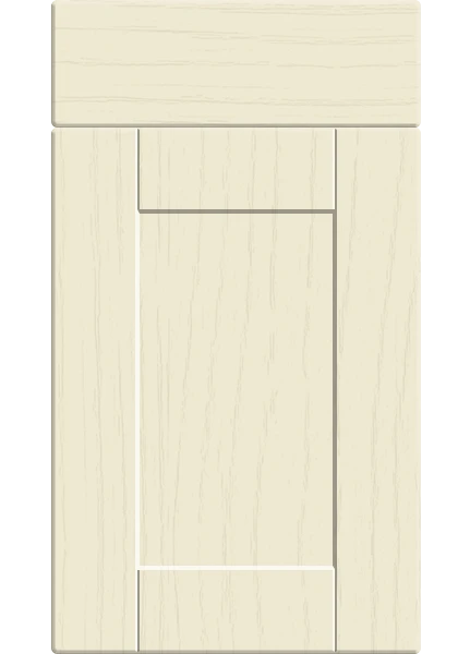 Shaker Paint Flow Matt Cream kitchen cupboard door