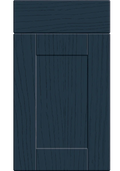 Shaker Paint Flow Matt Indigo Blue kitchen cupboard door