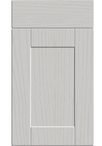 Shaker Paint Flow Matt Light Grey kitchen cupboard door