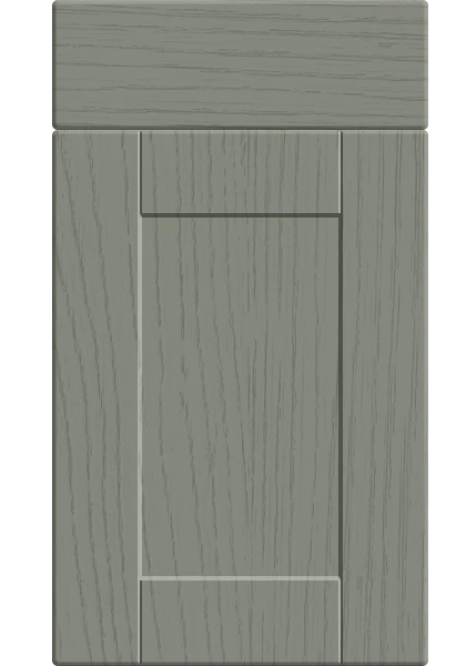 Shaker Paint Flow Matt Sage Green kitchen cupboard door