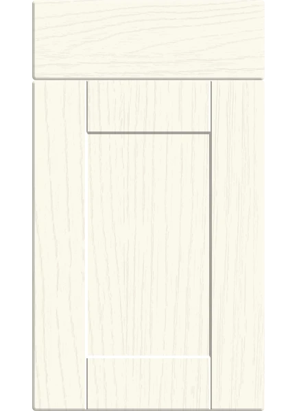 Shaker Paint Flow Matt White kitchen cupboard door