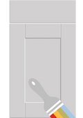 Shaker Paint Ready kitchen cupboard door