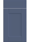 Shaker Supermatt Alby Blue kitchen cupboard door