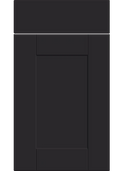 Shaker Supermatt Black kitchen cupboard door
