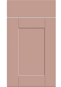 Shaker Supermatt Blush Pink kitchen cupboard door