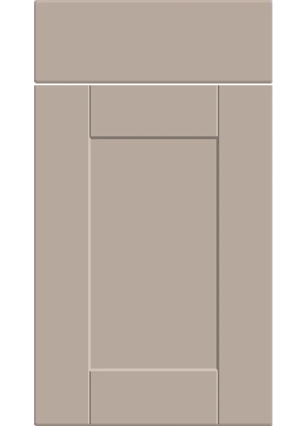 Shaker Supermatt Cashmere kitchen cupboard door