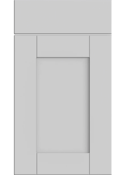 Shaker shaker kitchen door in Supermatt Dove Grey