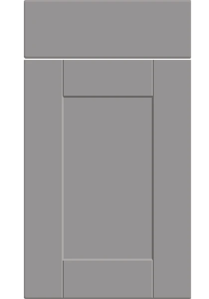 Shaker Supermatt Dust Grey kitchen cupboard door