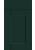 Shaker Supermatt Fir Green kitchen cupboard door