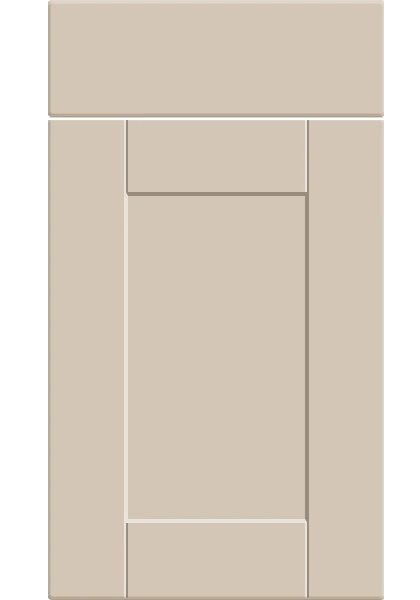 Shaker Supermatt Macademia kitchen cupboard door