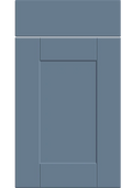Shaker Supermatt Misty Blue kitchen cupboard door