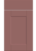 Shaker Supermatt Rusty Red kitchen cupboard door