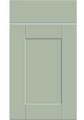 Shaker Supermatt Sage Green kitchen cupboard door