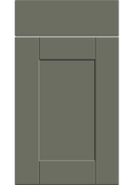 Shaker Supermatt Smoke Green kitchen cupboard door
