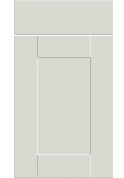 Shaker Supermatt White Grey kitchen cupboard door