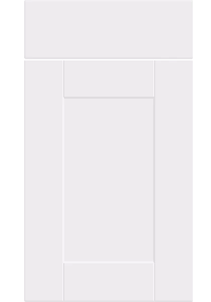 Shaker Supermatt White kitchen cupboard door