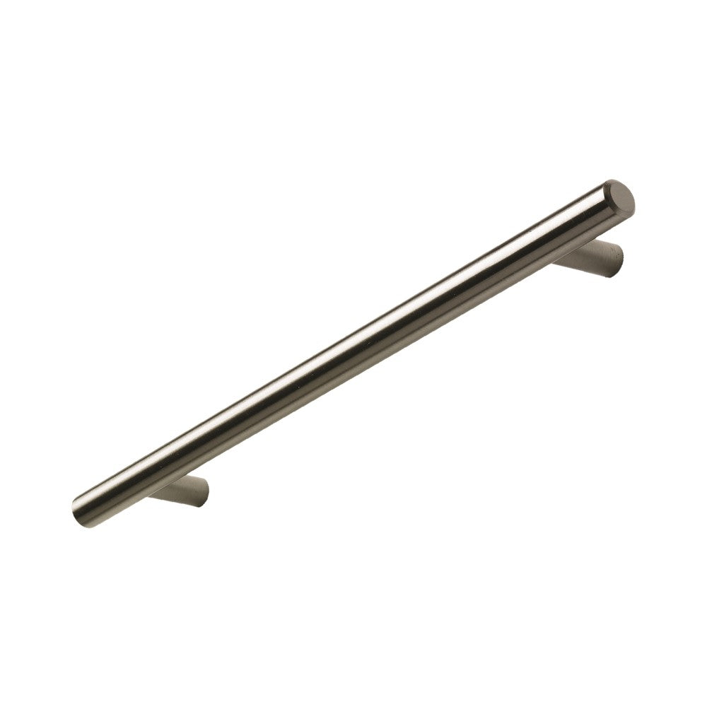 T-bar handle in stainless steel, 168mm long