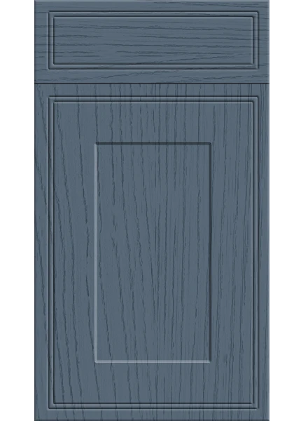 Tullymore Paint Flow Matt Colonial Blue kitchen cupboard door