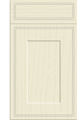 Tullymore Paint Flow Matt Cream kitchen cupboard door