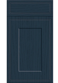 Tullymore Paint Flow Matt Indigo Blue kitchen cupboard door