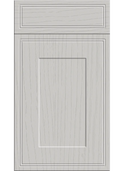 Tullymore Paint Flow Matt Light Grey kitchen cupboard door