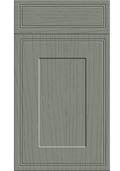 Tullymore Paint Flow Matt Sage Green kitchen cupboard door