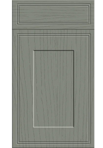 Tullymore Paint Flow Matt Sage Green kitchen cupboard door