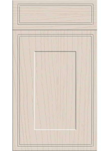 Tullymore Paint Flow Matt Taupe Grey kitchen cupboard door