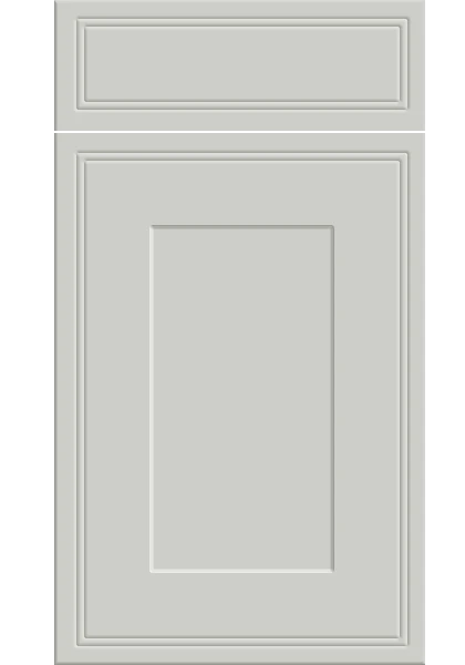 Tullymore Satin White kitchen cupboard door